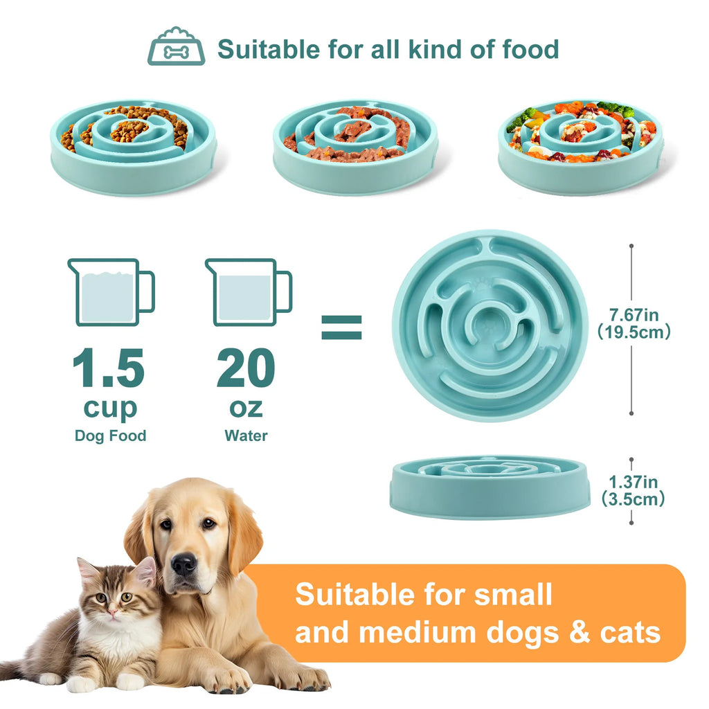 Comedero Antivoracidad Antideslizante para Perros | Cloossy